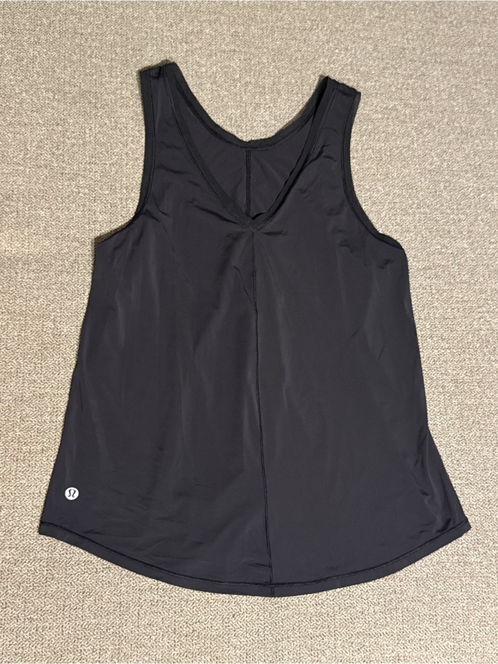 lululemon athletica Black V-Neck Athletic Tank